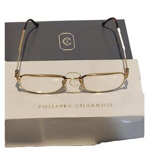 Vintage PHILIPPE CHARRIOL Eyeglasses FRAMES Gold plt Germany glasses mens womens